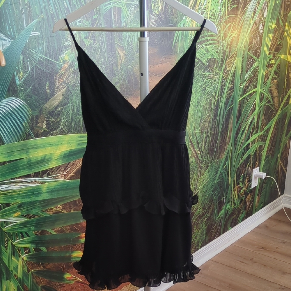 The Vintage Shop Black Textured Dress